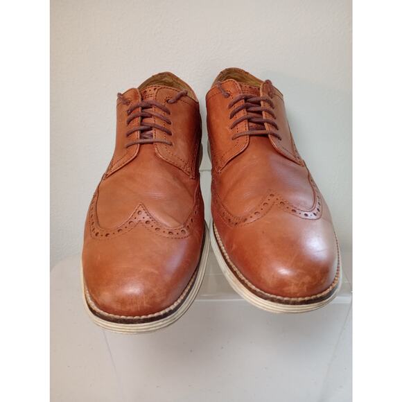 Cole Haan Mens Original Grand Shortwing Oxford Woodbury Ivory Size 8 main image 12